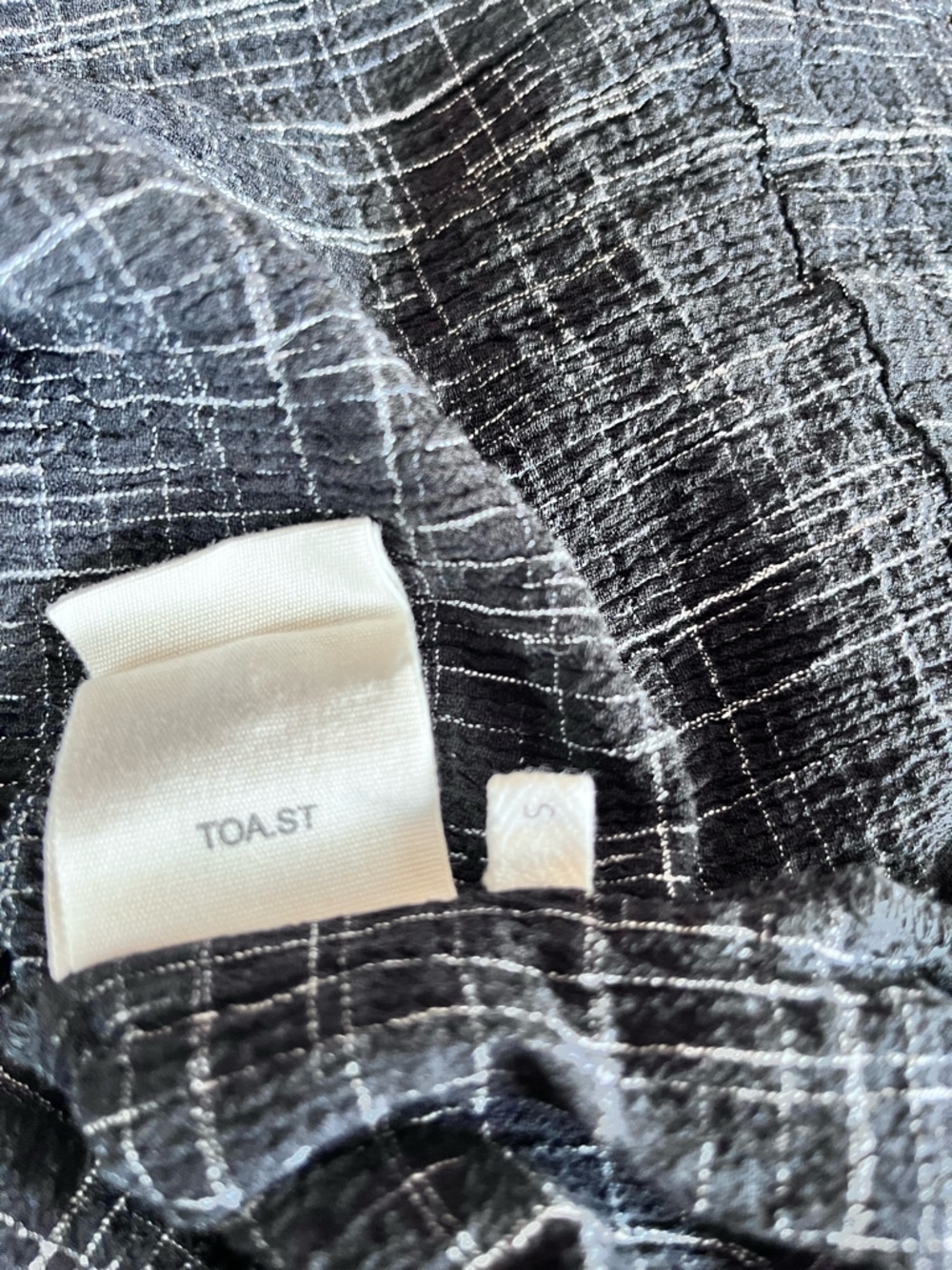 Toast crinkle cotton midi dress - Picture 7 of 7